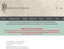 Tablet Screenshot of cathedralstone.com